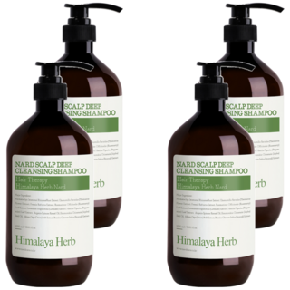 NARD 草本修護洗髮精 頭皮深層清潔 喜馬拉雅草本, 1L, 4瓶