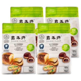 嘉禾牌DIY 高筋麵粉 1kg, 4包