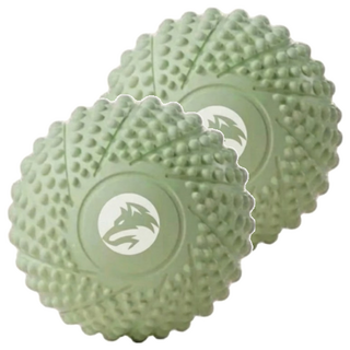 MICHAEL FITNESS 麥克健身 80D筋膜球 花生筋膜球 TPE材質, 草綠色, 2個