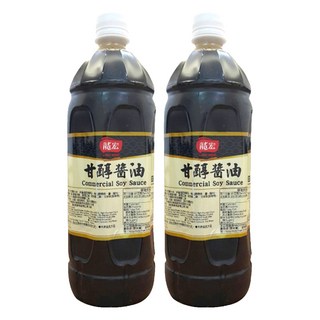 龍宏 甘醇醬油 Commercial Soy Sauce, 1.05kg, 2瓶