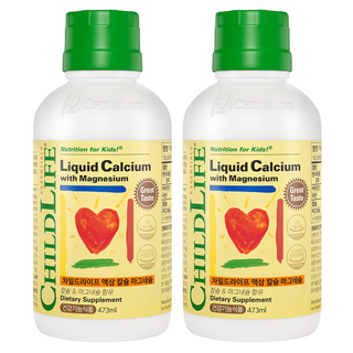 CHILDLIFE 孩童含鎂液體鈣, 473ml, 2瓶