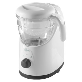 Chicco多功能食物調理機, 四合一功能切割、加熱、蒸煮、攪碎, 22 x 14 x 26cm, CNF765600, 1個