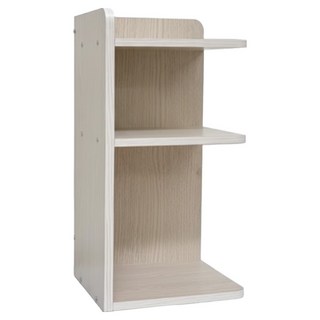 桌上轉角架 桌上三層收納架 20 x 20 x 44.2cm, 白橡木色, 1個