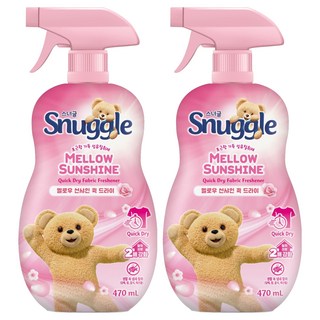 Snuggle 熊寶貝 Mellow Sunshine 快乾衣物織品除臭劑 正裝, 2個, 470ml