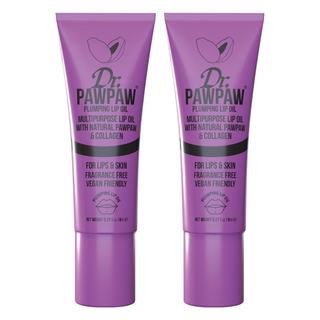 Dr.PAWPAW 豐潤唇部精華油(英國木瓜霜 護唇膏), 透明色/果香, 8ml, 2個