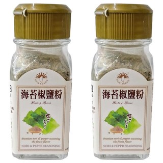 新光洋菜 海苔椒鹽粉, 優質海苔和胡椒調味, 30g, 2瓶