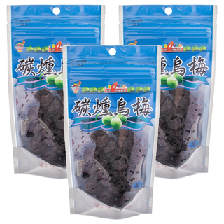 海龍王 碳燻烏梅, 200g, 3包