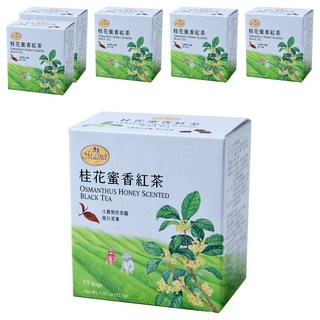 Magnet 曼寧桂花蜜香紅茶, 台灣在地茶, 南投名間鄉四季春烏龍茶, 全發酵半球形紅茶, 冷泡熱飲都甘美, 3.5g, 15包, 6盒