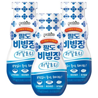 paldo 八道 低卡韓式拌醬, 185g, 3瓶