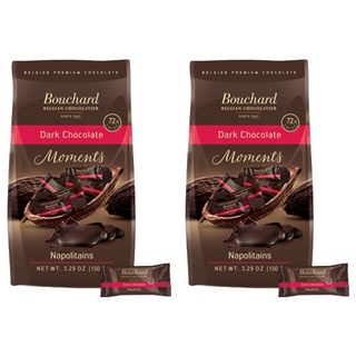 Bouchard 比利時黑巧克力, 2袋, 132g