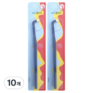 WEDENT 威登 單束毛牙刷 一般刷毛 海軍藍, 1入, 10個, 5mm