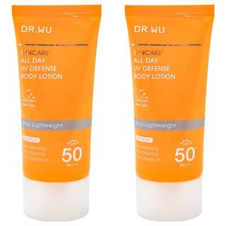 DR.WU 達爾膚 全日清爽身體防曬乳, 80ml, 2入