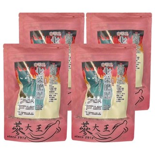 蔘大王 山苦瓜七葉膽茶包 3D立體 日本PET網紗 真材實料看得見, 6g, 10包, 4袋