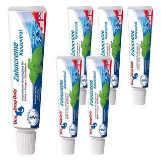 One Drop Only 漱佳 ZAHNCREME KONZENTRAT 一滴淨清新涼感牙膏 Set 6條, 25ml