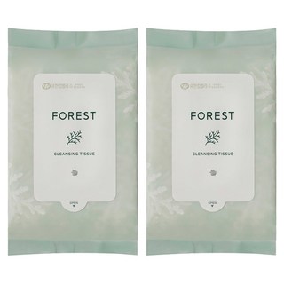 그린핑거포레스트 클렌징 티슈 30매, 30매입, 2개