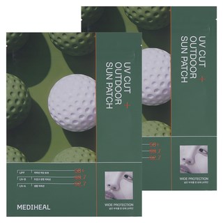 메디힐 유브이 컷 아웃도어 와이드 프로텍션 선 패치 2p, 4개입, 2개