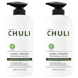 Chuli 天然系列 薄荷洗髮精 專業沙龍美髮, 2L, 2瓶