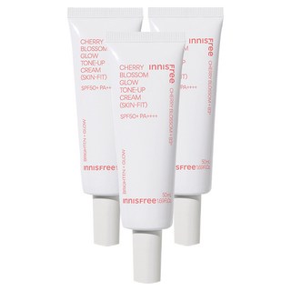 INNISFREE 櫻花光澤服貼素顏霜 SPF50+ PA++++, 3條, 50ml