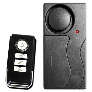 e-kit 逸奇 震動感應門窗防盜警報器 ES-35A, ABS塑膠材質 振動觸發 110分貝 附帶遙控器, 1組