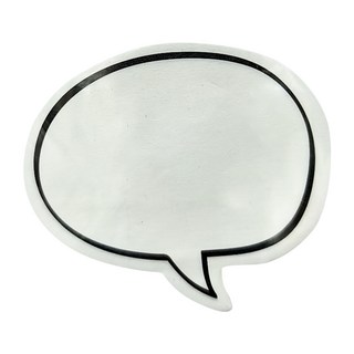 CARD LOVER 信的戀人 便利貼 120 x 85mm, 對話氣泡 Tranquil, 3個, 1組