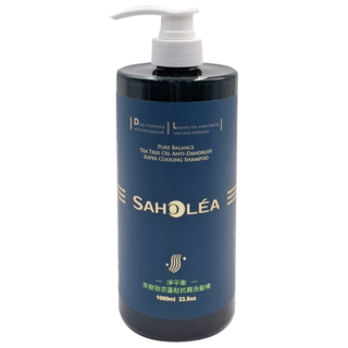 SAHOLEA 森歐黎漾 淨平衡茶樹勁涼蓬鬆抗屑洗髮精, 1L, 1瓶