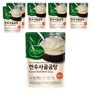 비비고 한우사골곰탕, 500g, 6개
