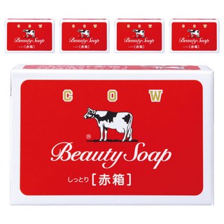 COW STYLE 牛乳石鹼 牛乳香皂 玫瑰滋潤, 90g, 5個