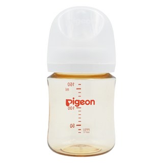 pigeon 貝親 第三代母乳實感PPSU奶瓶 0歲以上 SS, 純淨白, 160ml, 1個