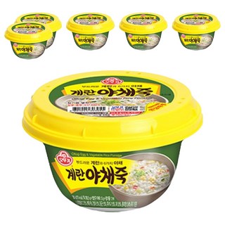 오뚜기 계란 야채죽, 285g, 6개