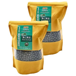 茂喜食品 有機青仁黑豆, 400g, 2包