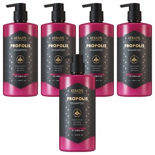 케라시스 레드 프로폴리스 모근케어 샴푸 프로폴리스향, 5개, 1L