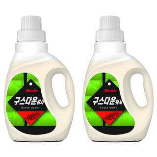 쉬슬러 구스다운워시 전용 액상세제 본품, 650ml, 2개