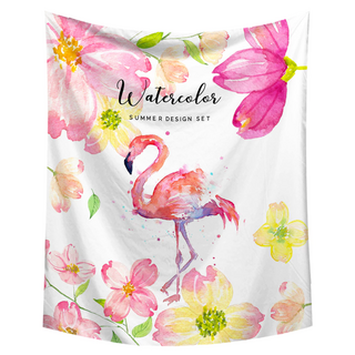 小銅板 掛布, 紅鶴花