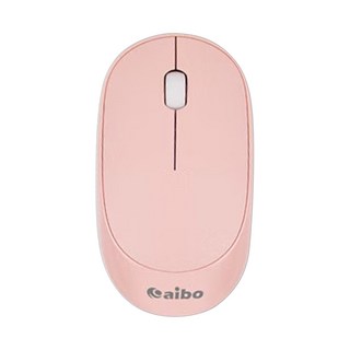 aibo 藍牙/2.4G雙模無線靜音滑鼠 LY-ENMSWB1-P 粉紅色