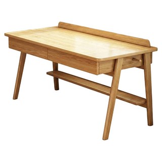 E家工廠 書桌 143-SF, 橡木色, 1個