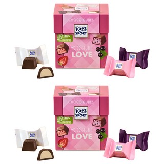 Ritter Sport Choco Cubes優格方塊巧克力 隨機出貨, 176g, 2盒