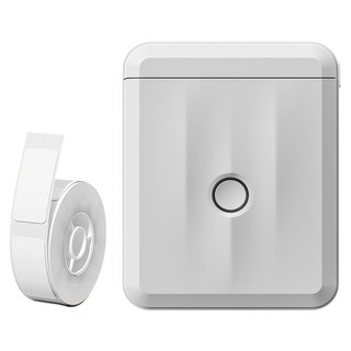 NIIMBOT 標籤機 附標籤紙 D110 M, 白色, 1組