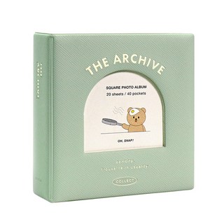 ICONIC THE ARCHIVE 方形相簿, 20張, 奶油薄荷