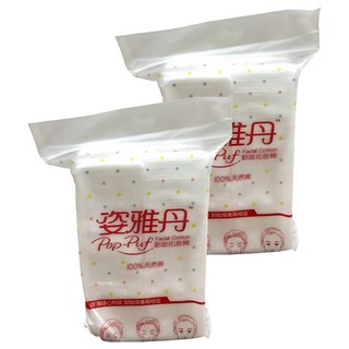 Pop-Puf 姿雅丹 彩妝化妝棉, 2個, 100個裝