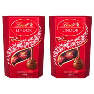 Lindt 瑞士蓮 LINDOR LINDOR牛奶巧克力球, 200g, 2盒