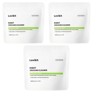 라비킷 로봇청소기 클리너 세정제 타블렛형, 60g, 3개