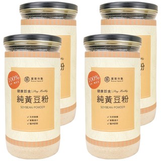 GreenMarket 菓青市集 純黃豆粉, 300g, 4罐