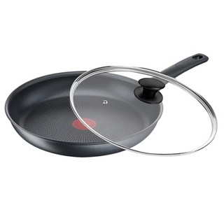Tefal 特福 左岸雅廚系列 不沾平底鍋 附玻璃蓋, 30cm, 1組