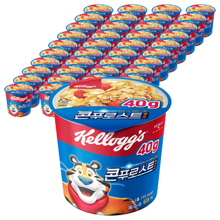 Kellogg's 家樂氏 FROSTIES 東尼玉米片 杯裝玉米片, 40g, 48入