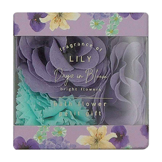 GPP 花朵泡泡入浴劑禮盒 百合3件組, 浪漫花香，細膩泡沫，肌膚絲滑, 23g, 1組