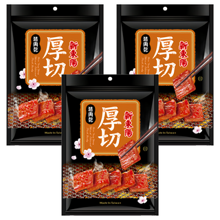 新東陽 厚切豬肉乾, 200g, 3包