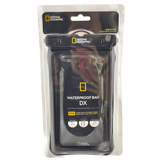 NATIONAL GEOGRAPHIC 國家地理 防水手機袋DX, 黑色, 1個