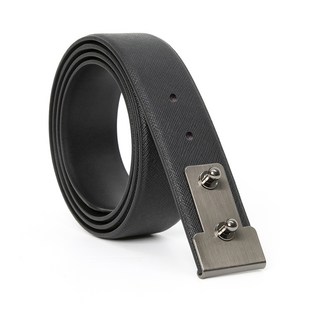 BLANC FLEUR Saffiano牛皮修身腰帶