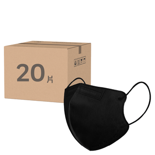 COMFIZ 康菲 成人涼感3D立體醫療口罩 未滅菌, 10片, 2盒, 沉穩黑