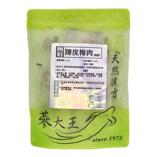 蔘大王 陳皮無籽梅肉 梅餅, 100g, 1包